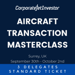 Aircraft Transaction Masterclass 2024 Three delegate passes