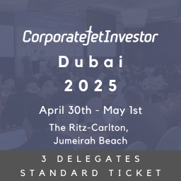 Corporate Jet Investor Dubai 2025 Three Delegates