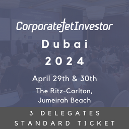 Corporate Jet Investor Dubai 2024 Three Delegates