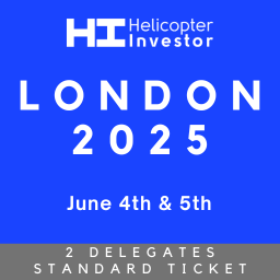 Helicopter Investor London 2025 - Two delegates