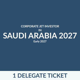Corporate Jet Investor in Saudi Arabia 2027 - 1 Delegate Ticket