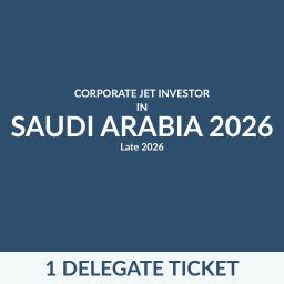 Corporate Jet Investor in Saudi Arabia 2026 - 1 Delegate Ticket