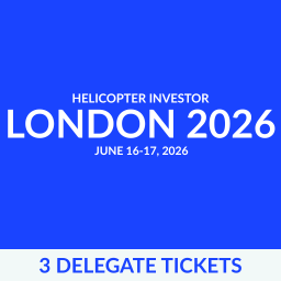 Helicopter Investor London 2026 - 3 Delegate Tickets