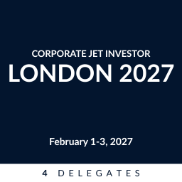 Corporate Jet Investor London 2027 - 4 Delegates