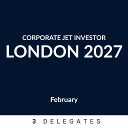 Corporate Jet Investor London 2027 - 3 Delegates